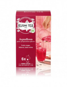 Organic AquaRosa - Box 6 large tea bags for iced tea
