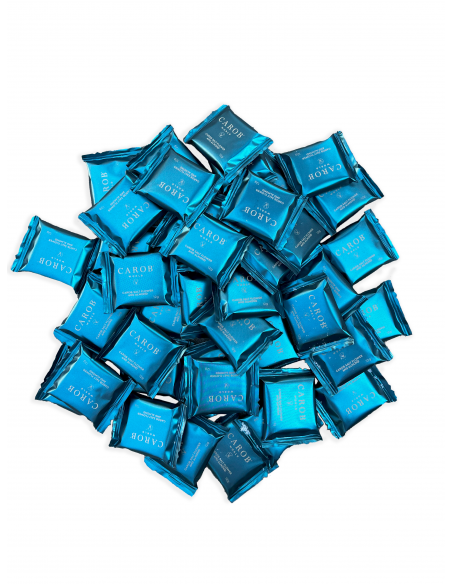 Mini Carob Salt Flower and Almond bar (12g)