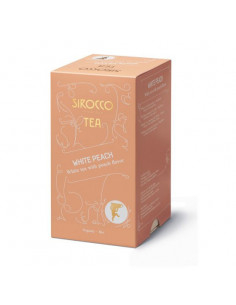 White Peach - Cardboard box 20 tea bags