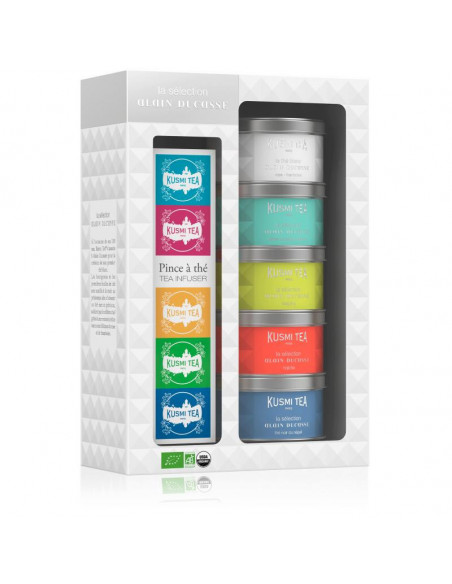Kusmi tea - La sélection ALAIN DUCASSE - Organic Sampler Pack - 90gr/