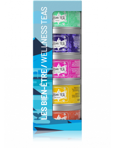 Organic Wellness Teas - Assortment 5 metal tins