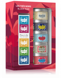 Organic Black Teas gift set + tea infuser