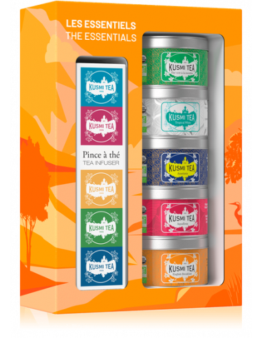 Organic Essential Teas gift set + tea infuser