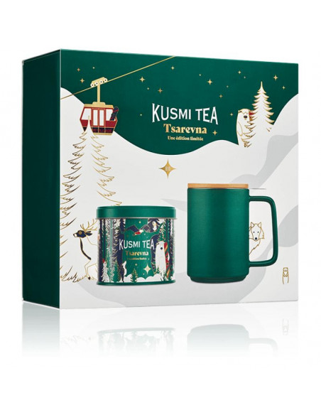 Tsarevna organic gift set with a tea infuser mug - Christmas 2024