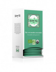 Organic Cucumber-mint green tea - Cardboard box 25 tea bags