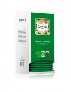 Organic Spearmint green tea - Cardboard box 25 tea bags