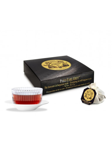 Paris Earl Grey - Box 30 cotton tea bags