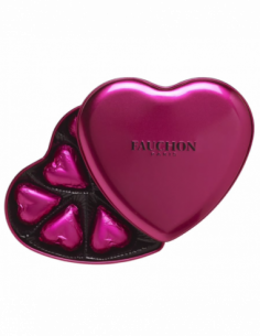 7 milk heart chocolates magenta heart shaped tin 75g