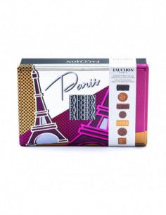 Assortment of chocolate biscuits paris box 230g paris
