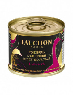 Whole goose foie gras alsace recipe with 5% truffles 65g