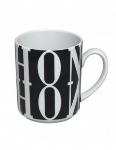 Mug black/white