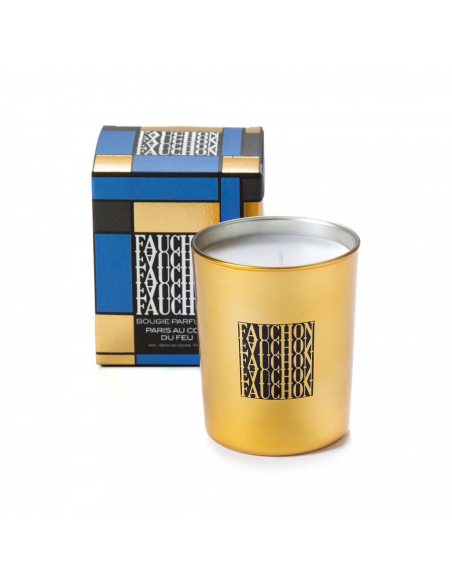 Scented candle "paris au coin du feu" gold