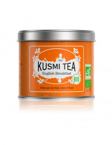 Organic English Breakfast - Metal tin 100g