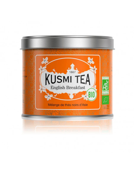 Organic English Breakfast - Metal tin 100g