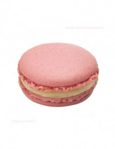 Macaron rose (1 uni)