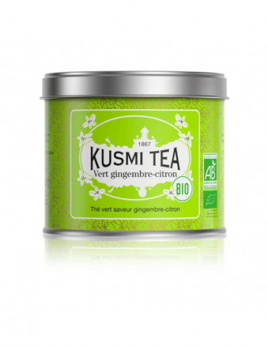 Organic Green Ginger Lemon - Metal tin 100g