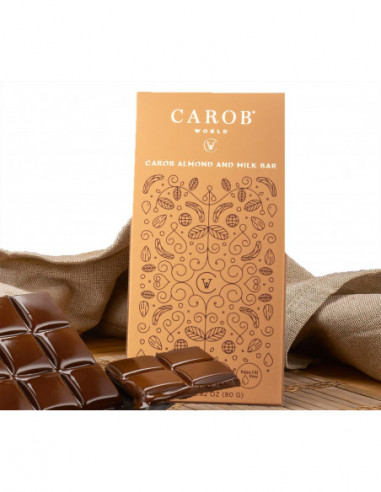 Carob Almond and Milk Bar (80g)