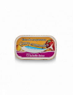 Mackerel fillets with curry spices and Almonds